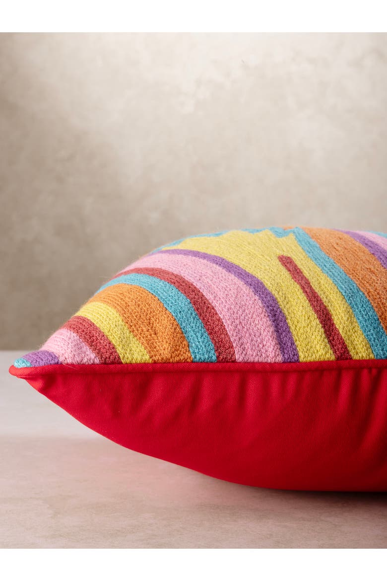 Ramona Throw Pillow Cover, Alternate, color, Multicolored