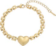 Adornia Heart Pendant Bracelet