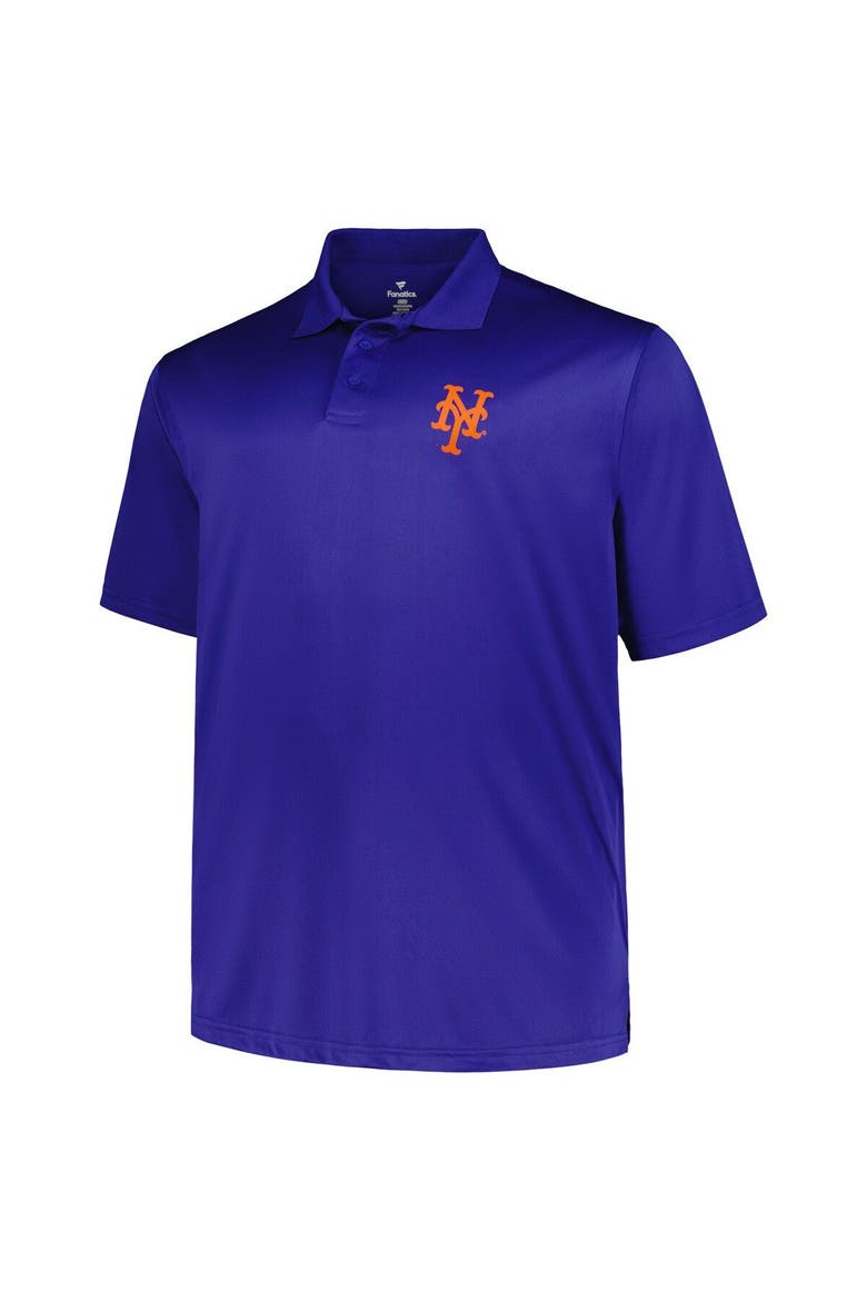 Men's Profile Royal/Orange New York Mets Big & Tall Two-Pack Solid Polo Set, Alternate, color, Royal