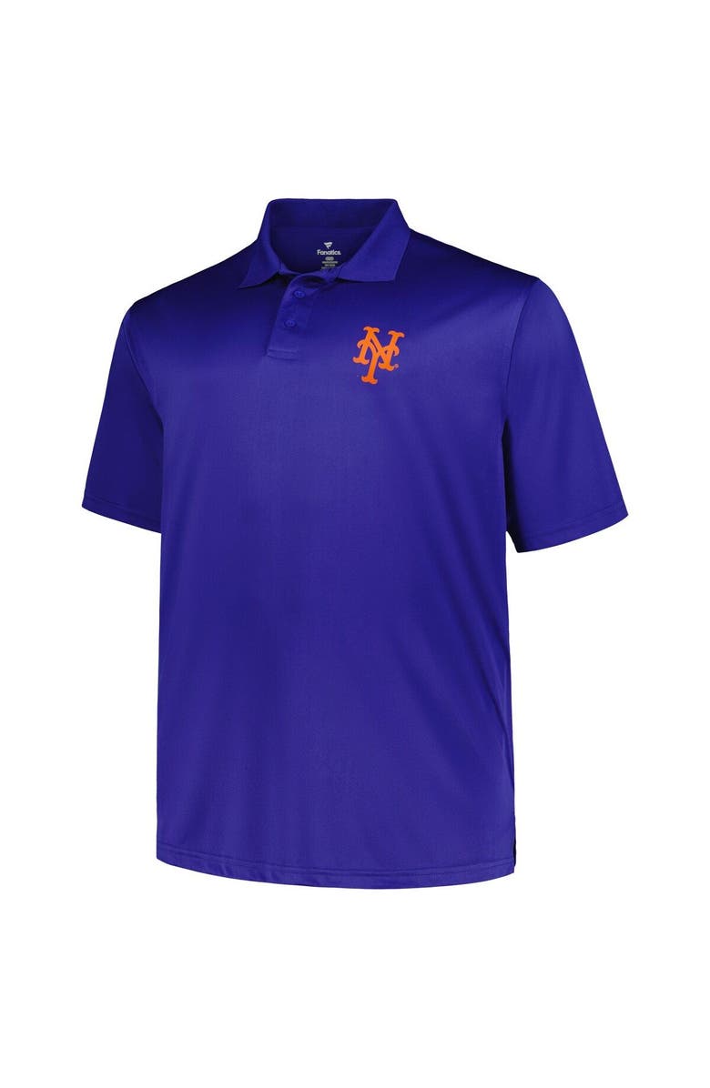 PROFILE Men's Profile Royal/Orange New York Mets Big & Tall Two-Pack Solid Polo Set, Alternate, color, 