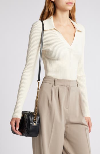 Small Kensington Quilted Leather Duffle Bag