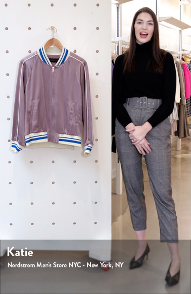 Bat Patch Silk Bomber Jacket, sales video thumbnail