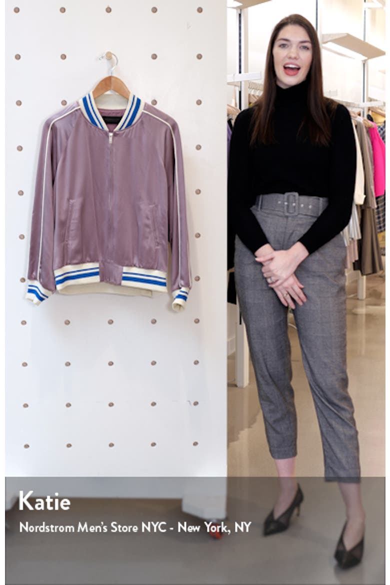 Bat Patch Silk Bomber Jacket video