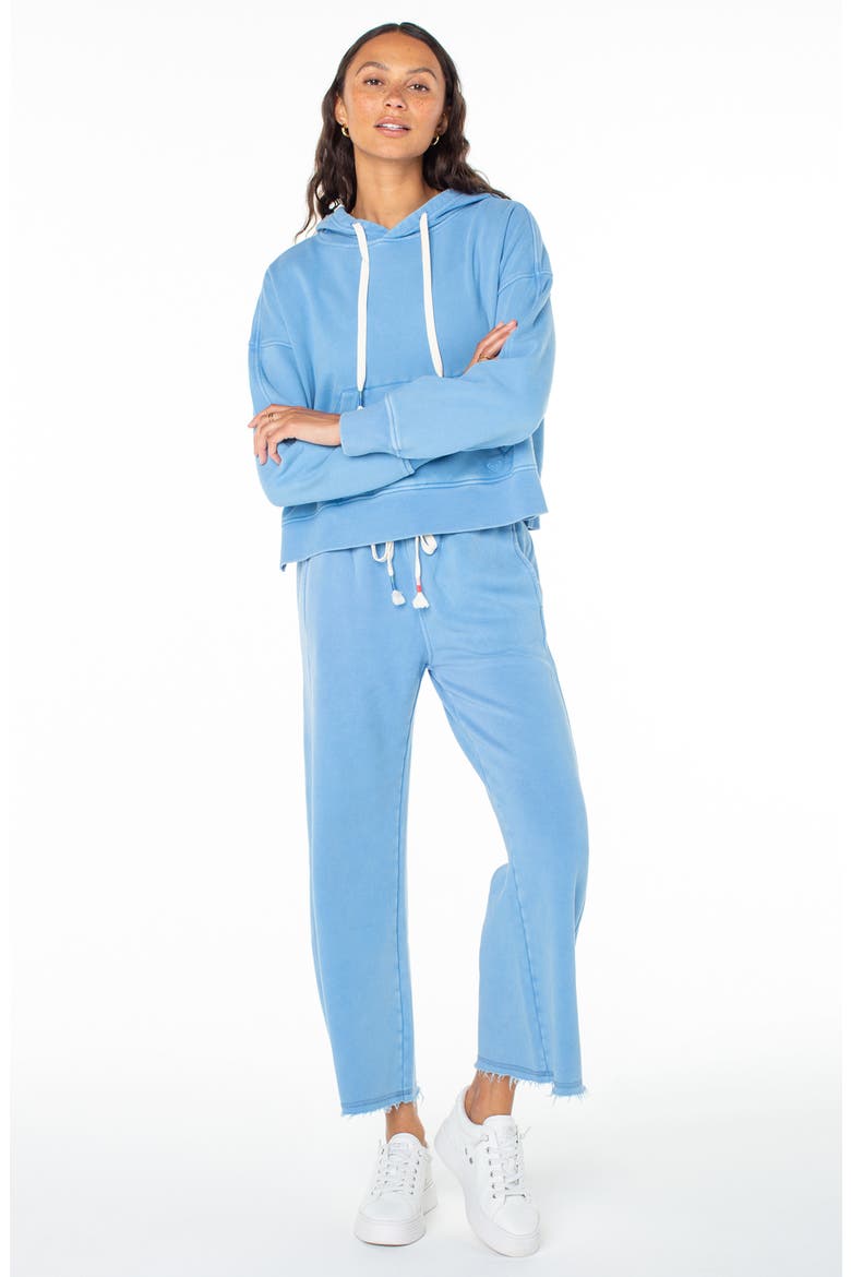 Tidewater Hoodie, Alternate, color, AZURE BLUE SOLID