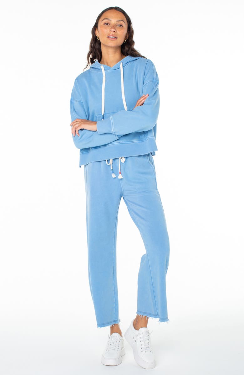 Roxy Tidewater Hoodie, Alternate, color, Azure Blue Solid