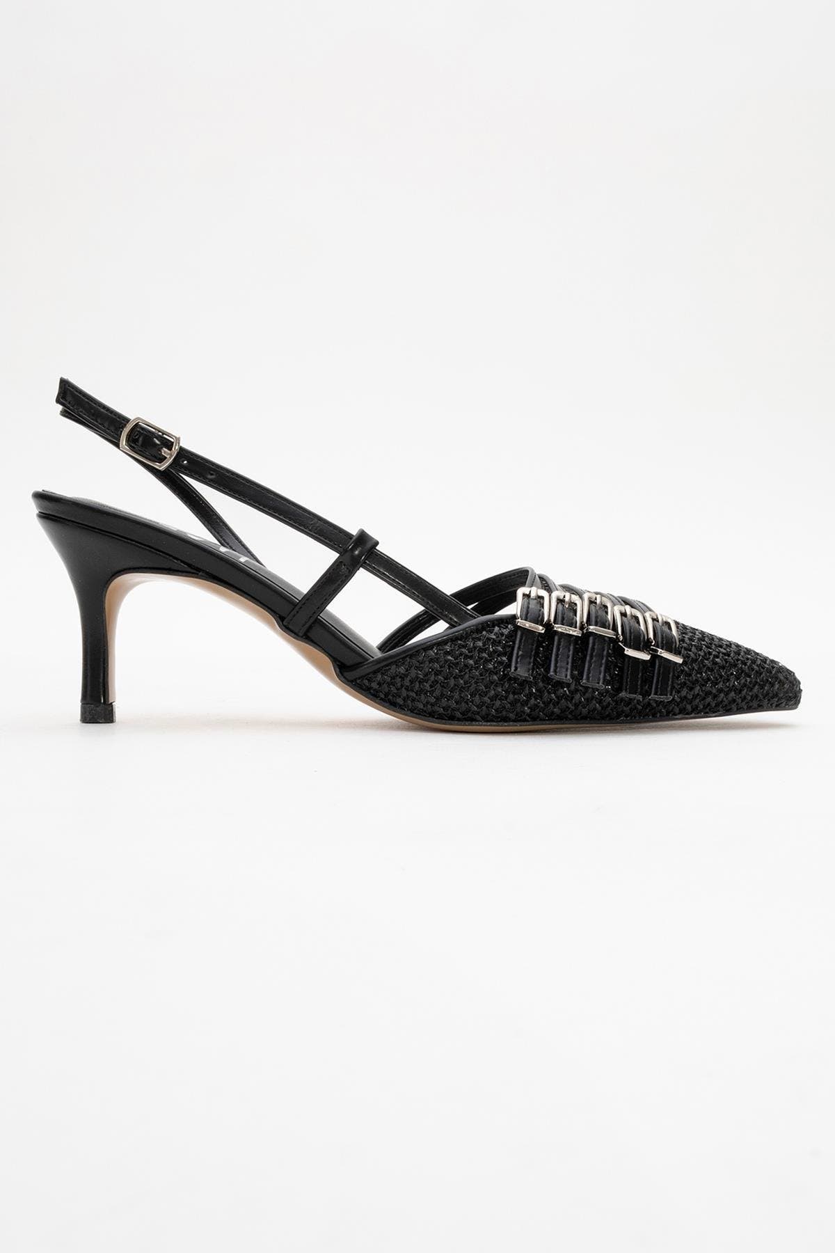 Prologue Shoes Zenith Slingback Pointed Toe Pump, Alternate, color, Black
