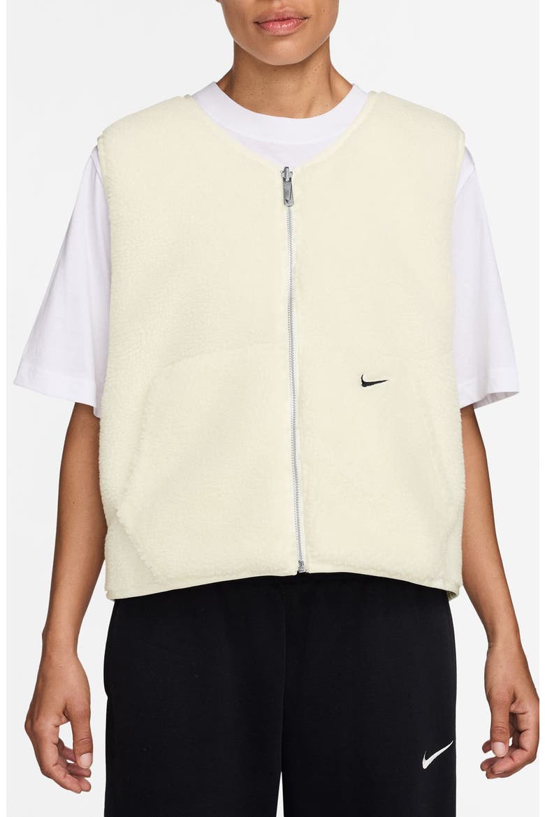 Sportswear Street Reversible Vest, Main, color, RED/ SAIL