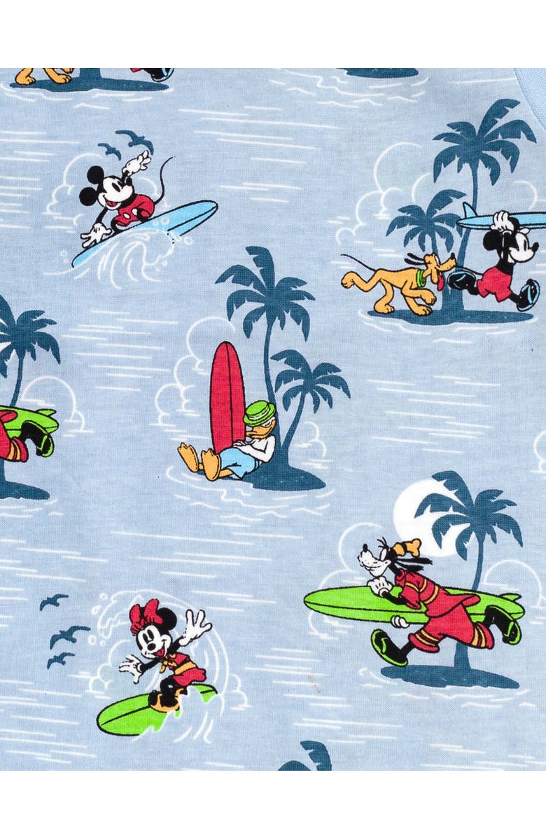 Disney Mickey Mouse & Friends 3pc Tank Top, Tee & Shorts Set, Alternate, color, Multicolor