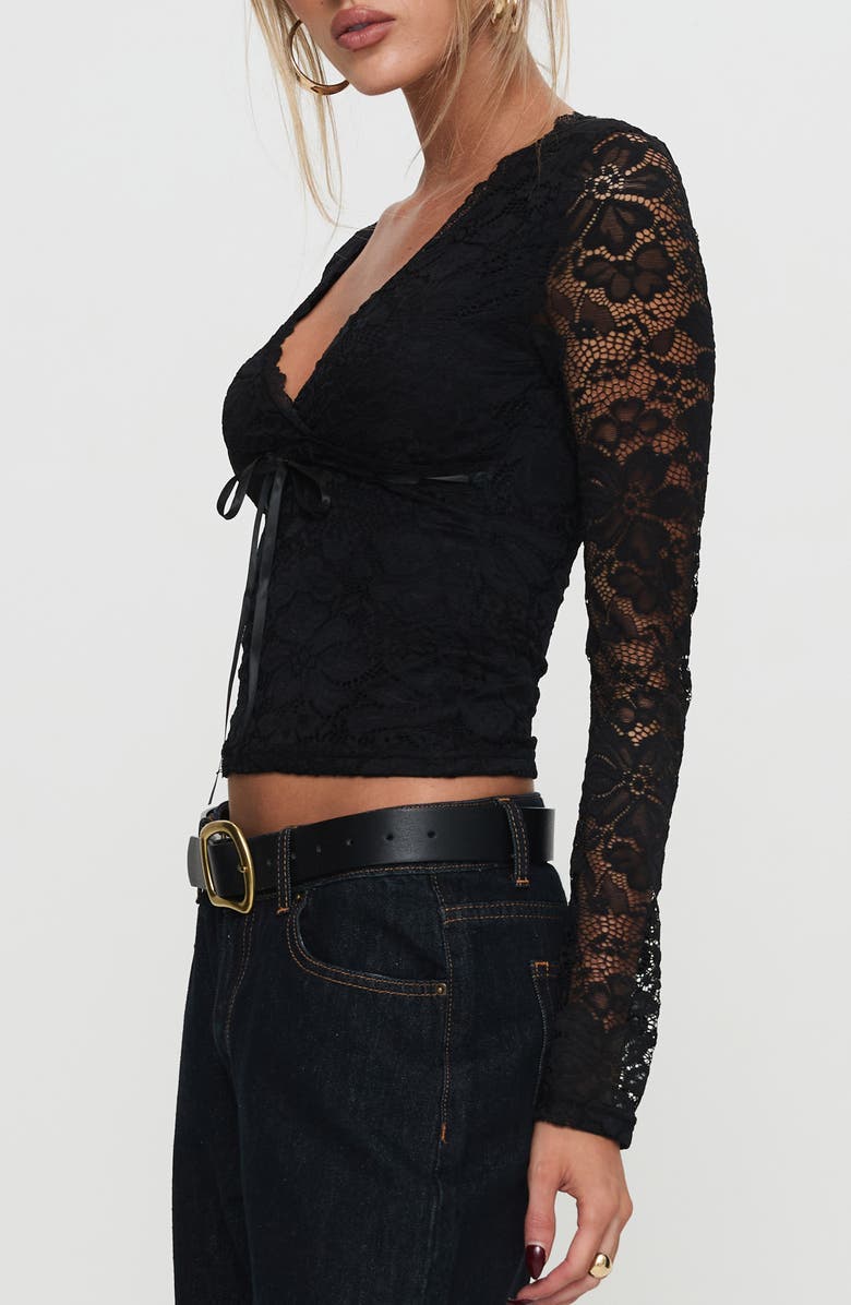 Princess Polly Temptation Incoming Lace Top, Alternate, color,