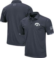 COLOSSEUM Men's Colosseum Charcoal Iowa Hawkeyes Big & Tall OHT Military Appreciation Digital Camo Polo