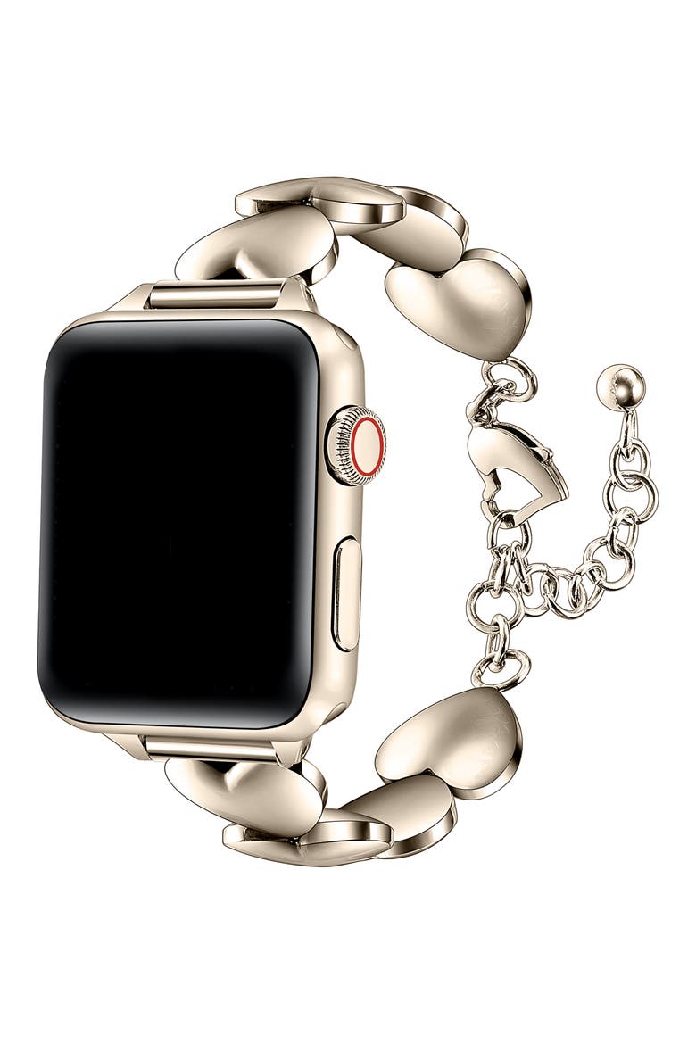 Lover Heart Bracelet Apple Watch® Watchband, Alternate, color, STARBURST