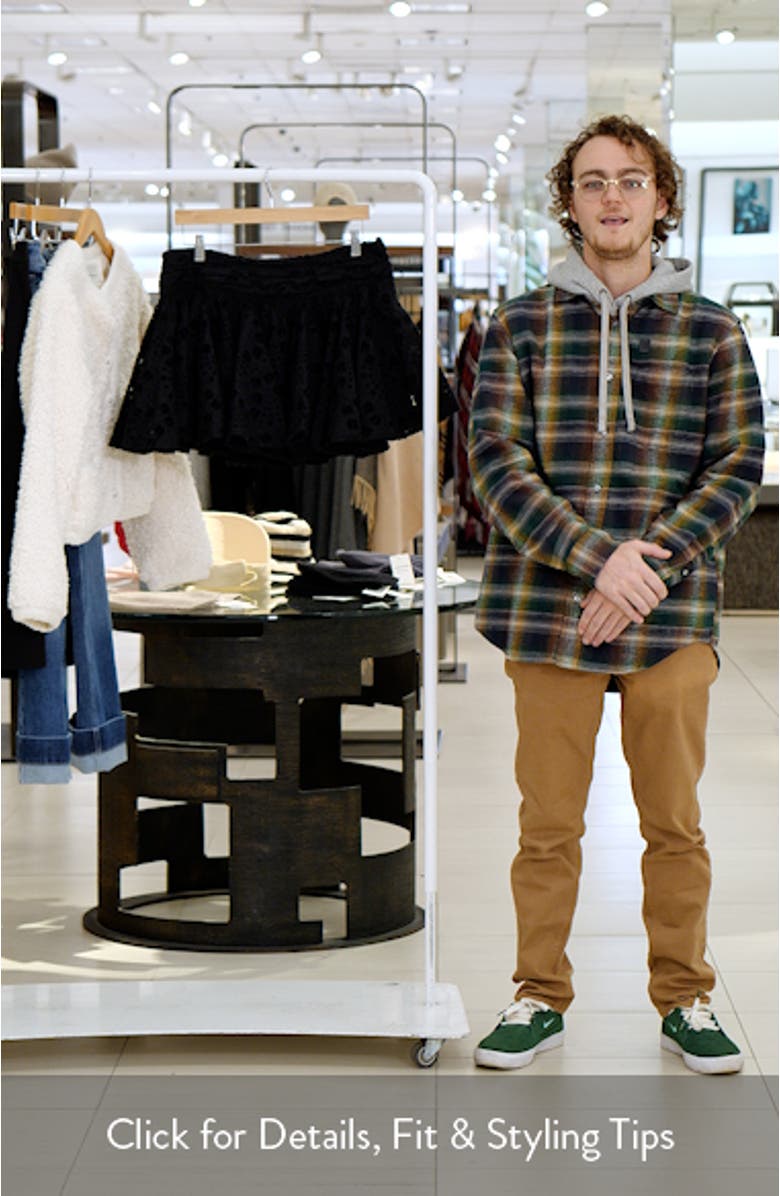 Dotty Pleated Eyelet Miniskirt, sales video thumbnail