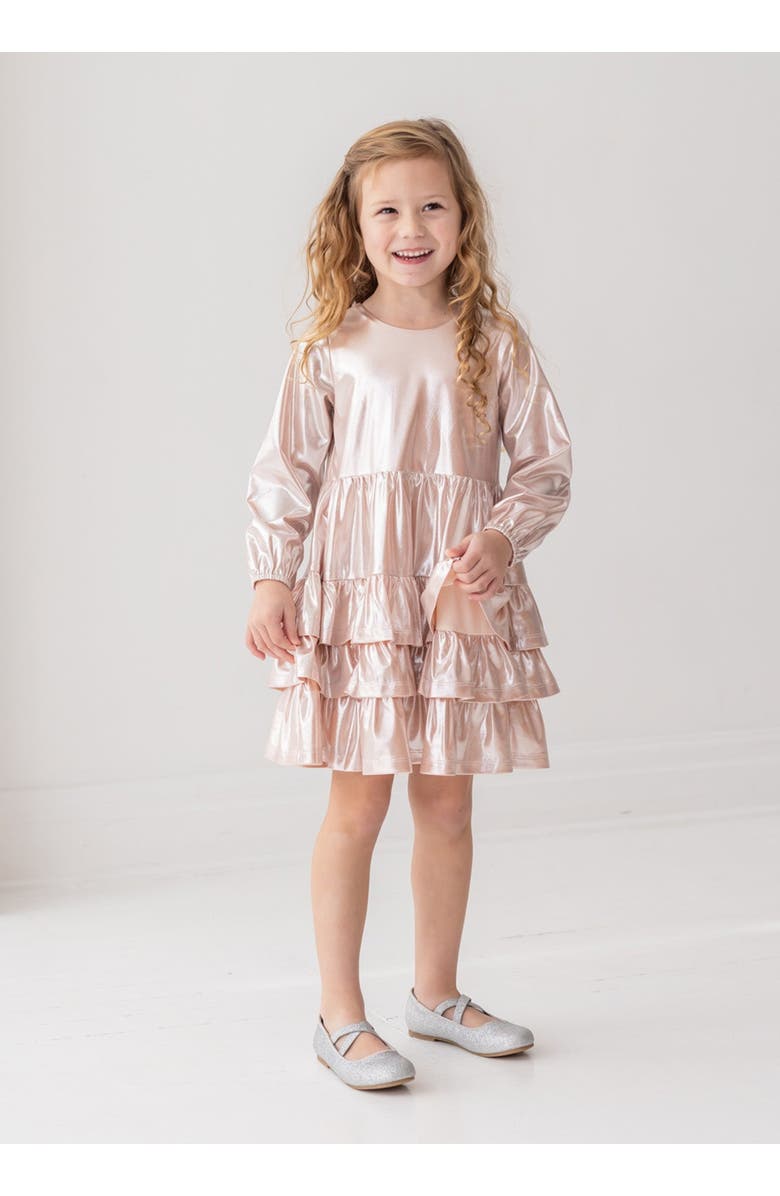 Isobella
Chloe Golden Glow Long Sleeve Dress, Alternate, color, Pink