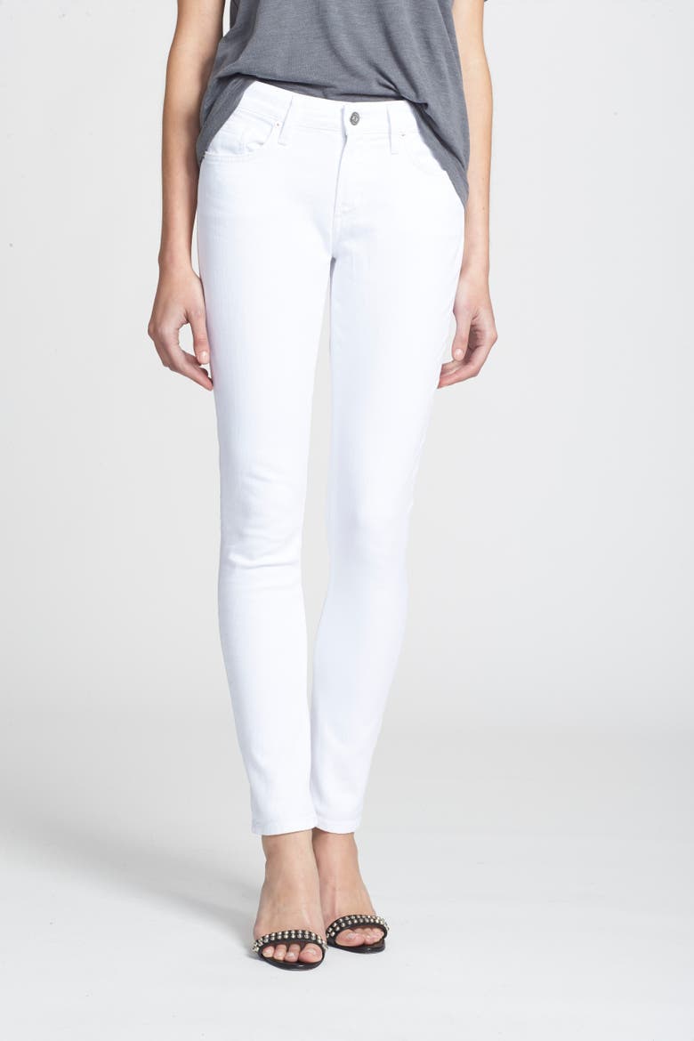 'Arielle' Skinny Jeans, Alternate, color, SANTORINI