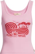 Rip Curl Ocean Break Rib Graphic Tank