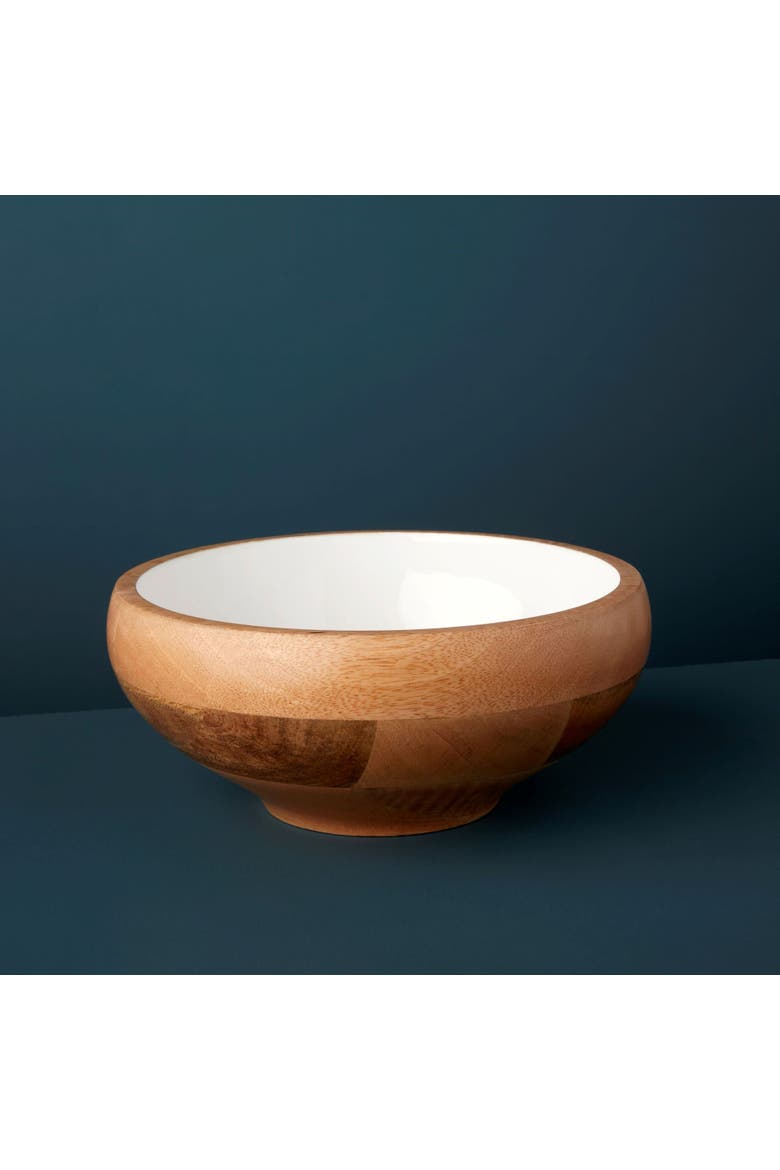 Madras Curva Footed Bowl, Alternate, color, Natural