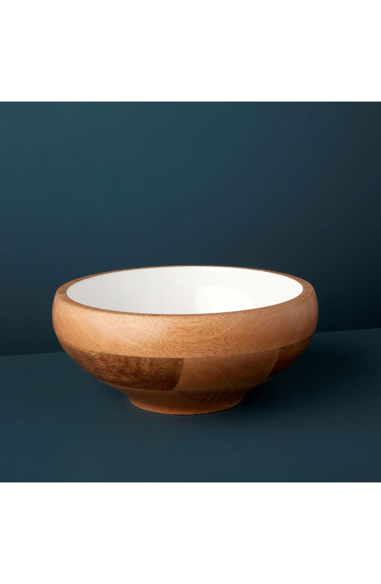 Be Home Madras Curva Footed Bowl, Alternate, color, Natural