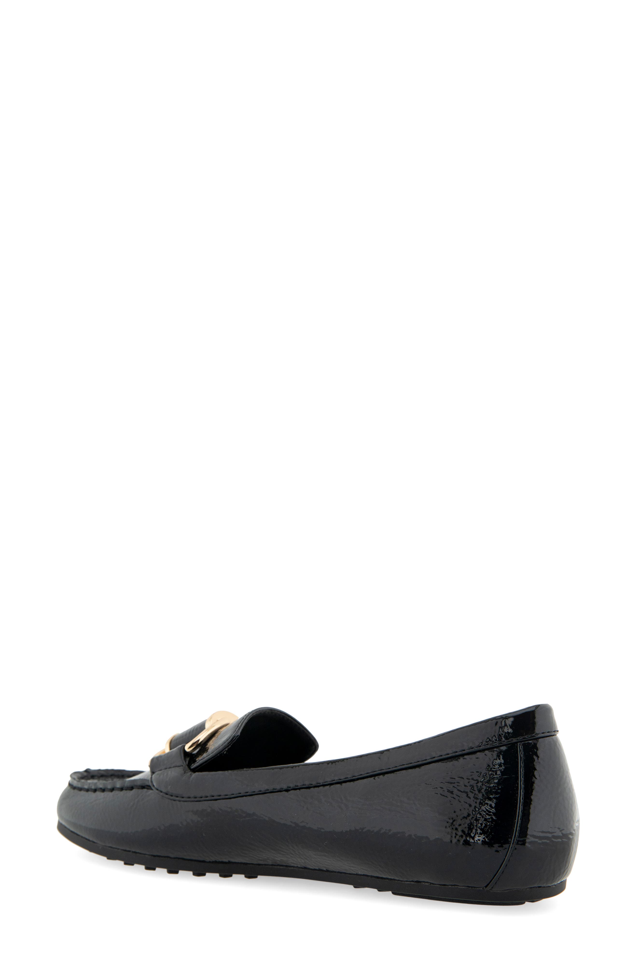Denver Buckle Loafer, Alternate, color, BLACK PATENT