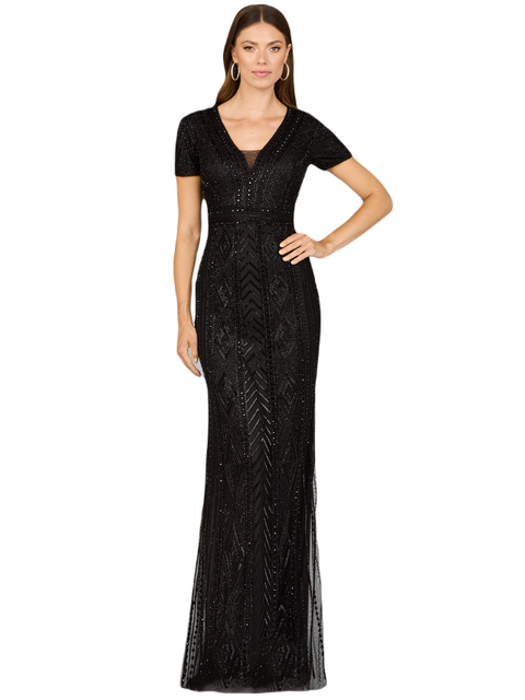 Closed Back, Cap Sleeve Dress