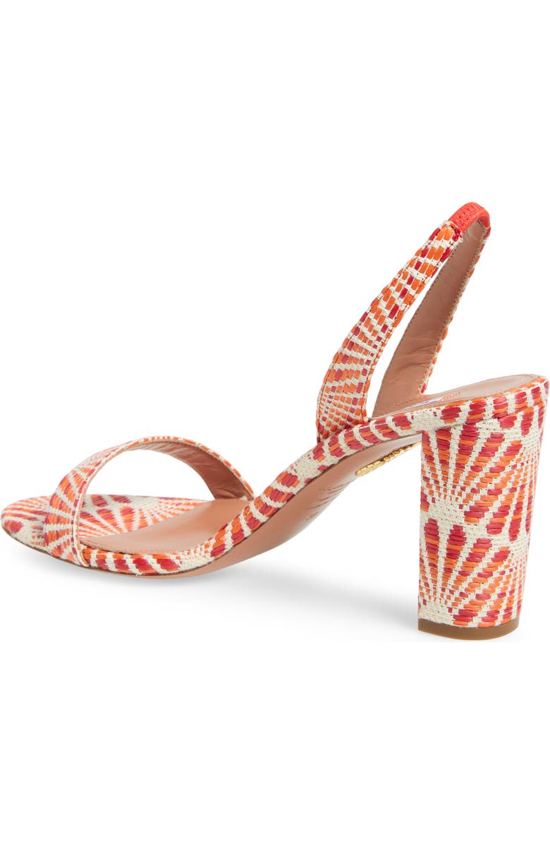 Aquazzura So Nude Block Heel Slingback Sandal, Alternate, color,