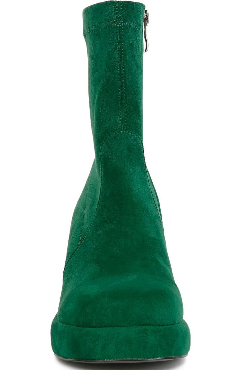 Rag & Co Two Cubes Bootie, Alternate, color, Dark Green