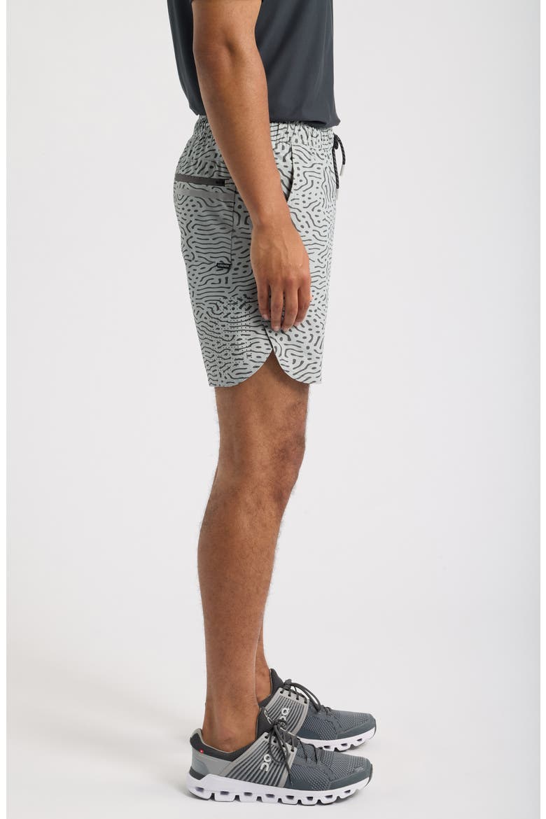 Luka HD 7-Inch Lined Performance Shorts, Alternate, color, MAZE CHARCOAL