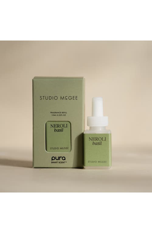 Pura X Studio Mcgee French Linen 2-pack Diffuser Fragrance Refills In Neroli Basil