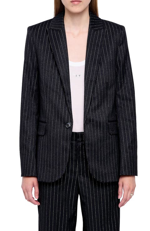 Valser Pinstriped Blazer