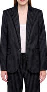 Zadig & Voltaire Valser Pinstriped Blazer