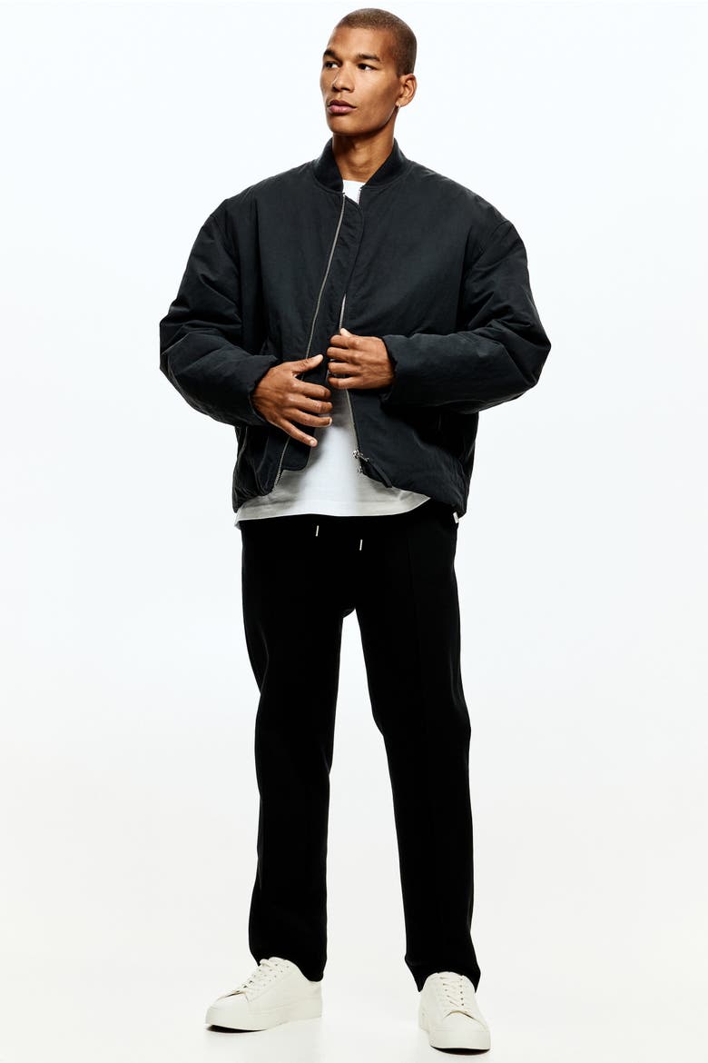 Regular Fit Tailored Joggers, Main, color, Black