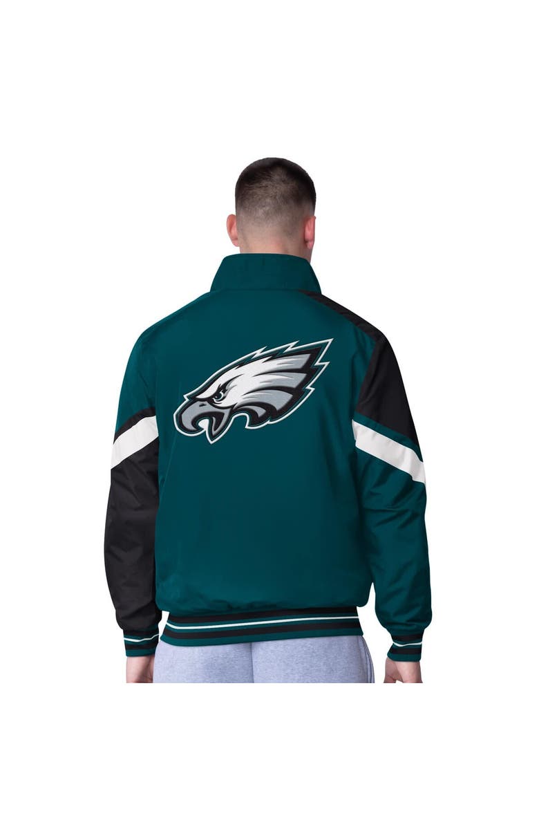 G-III Extreme Men's G-III Extreme Midnight Green Philadelphia Eagles Strong Arm Reversible Full-Zip Jacket, Alternate, color, Green