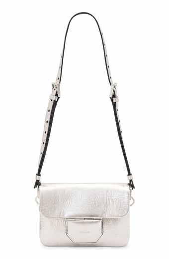 AllSaints Jupiter Metallic Leather Crossbody Bag