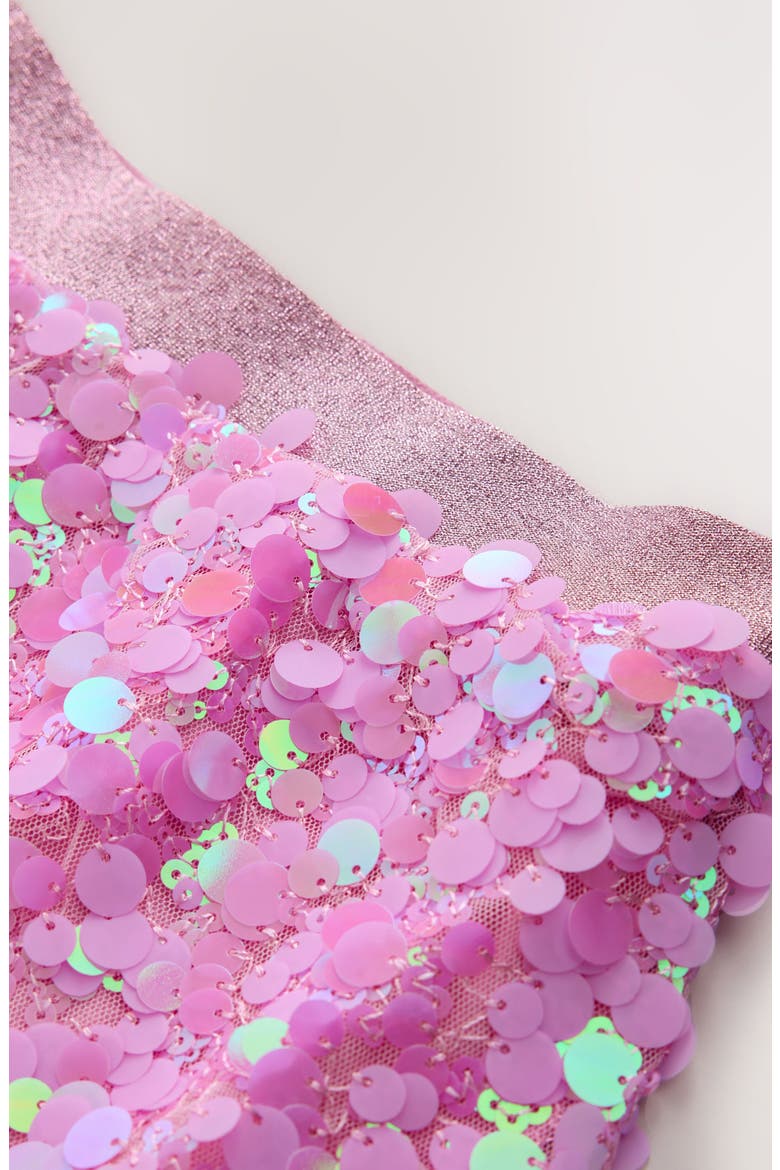 Kids' Sequin Skirt, Alternate, color, PINK