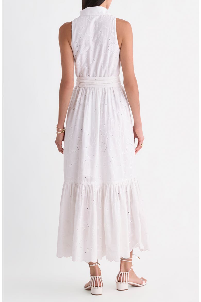 Vanessa Eyelet Shirtdress, Alternate, color, WHITE CAP
