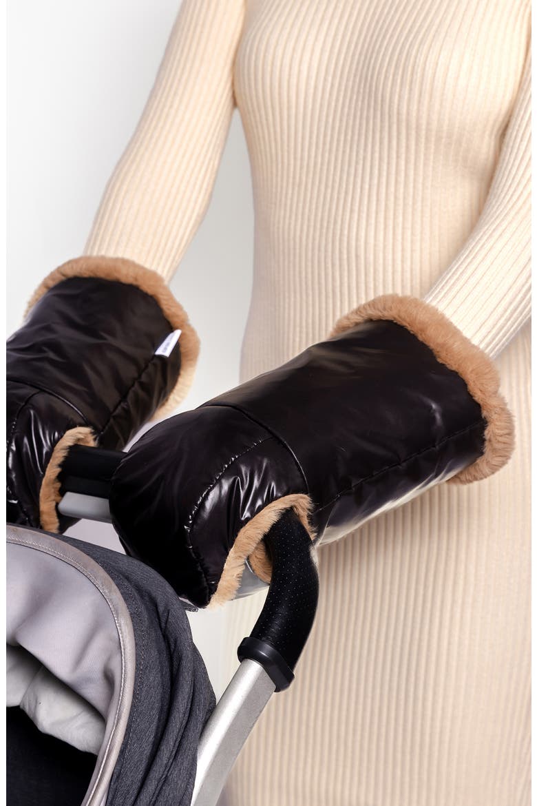 Winter Stroller Gloves, Alternate, color, BLACK