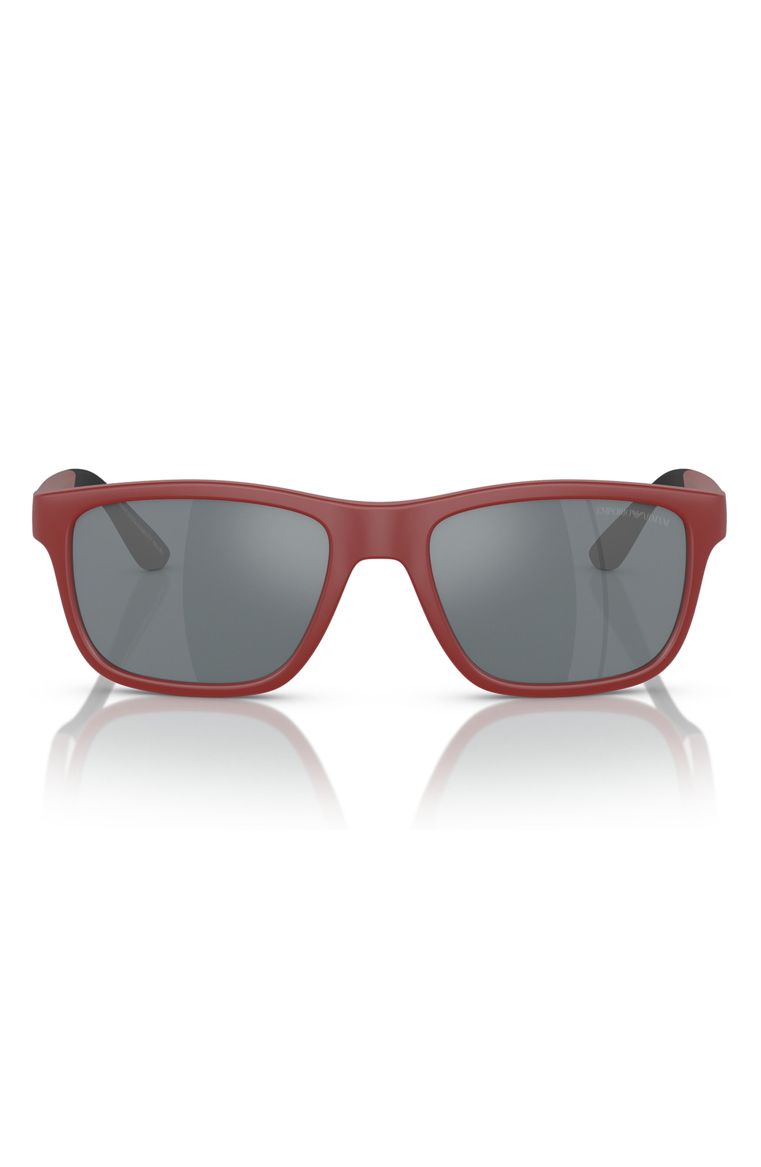 selected MATTE RED / GREY MIRROR BLACK