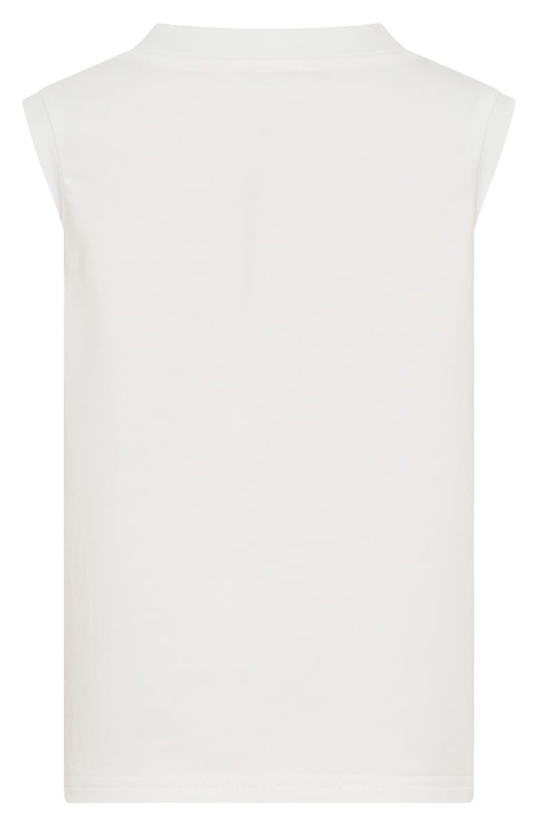 TINY TRIBE Kids' Catchin' Waves Cotton Muscle T-Shirt, Alternate, color, White