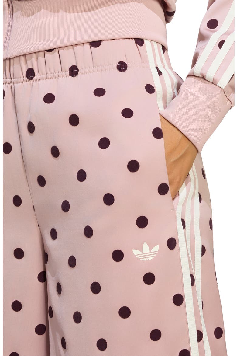 Firebird Polka Dot Wide Leg Track Pants, Alternate, color, DUAL LILAC