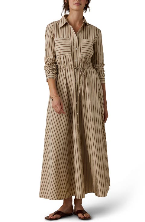 Catalina Organic Cotton Poplin Shirtdress