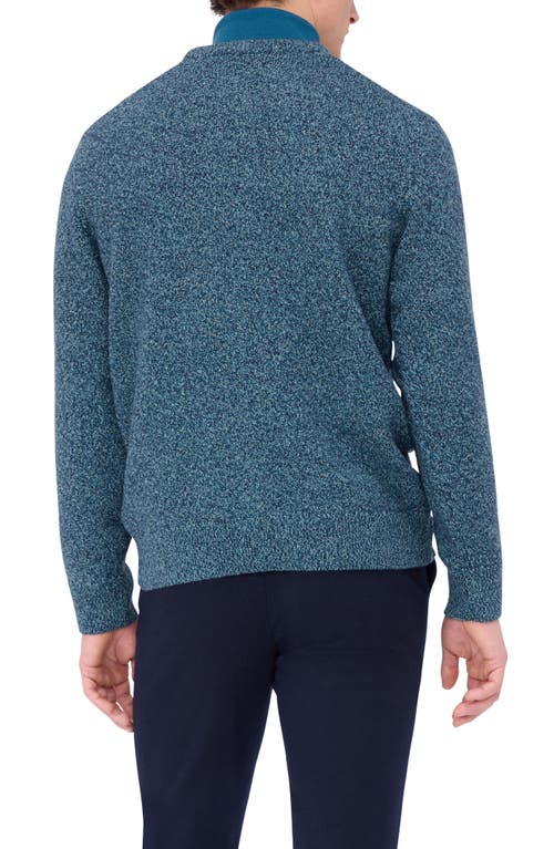 Bugatchi Men's Wool Crewneck Sweater In Teal