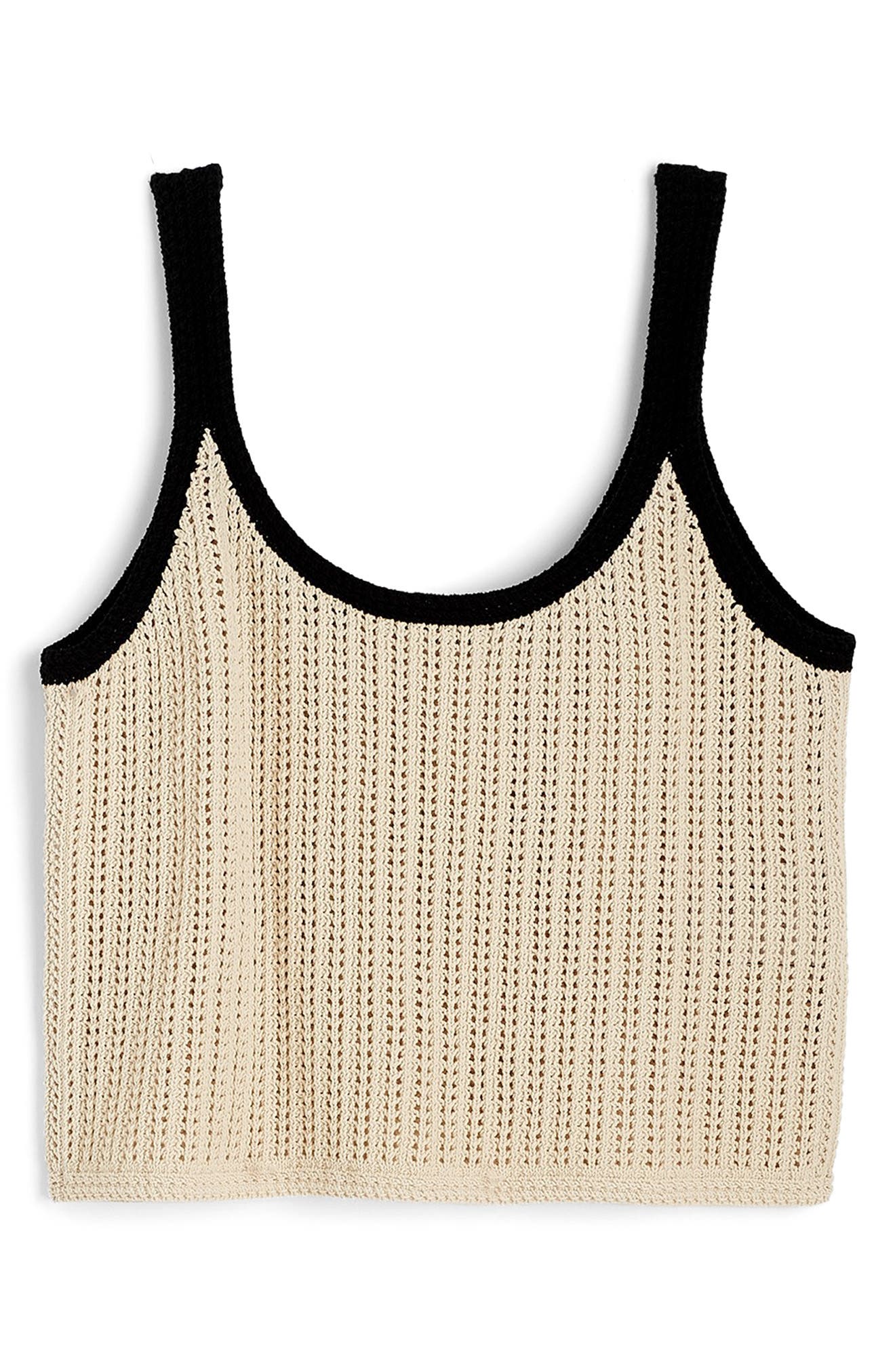 Open Stitch Sweater Tank
