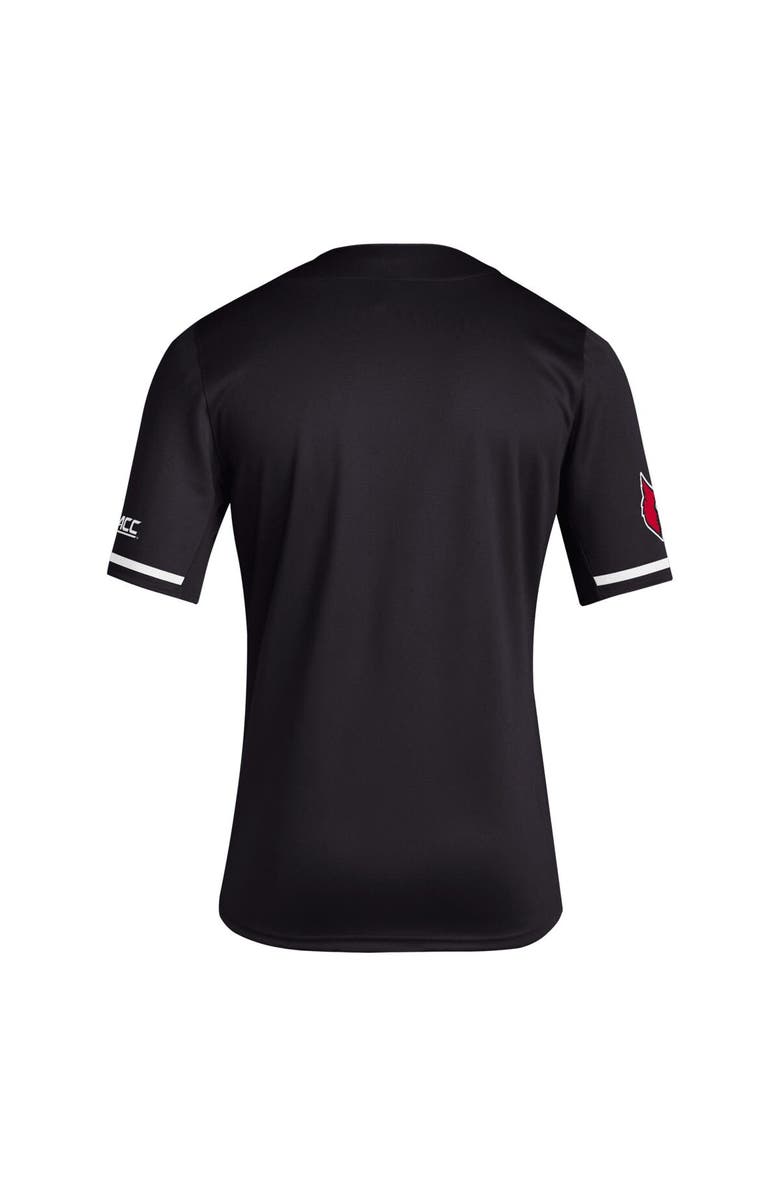 adidas Men's adidas Black Louisville Cardinals Replica Baseball Jersey, Alternate, color, Black
