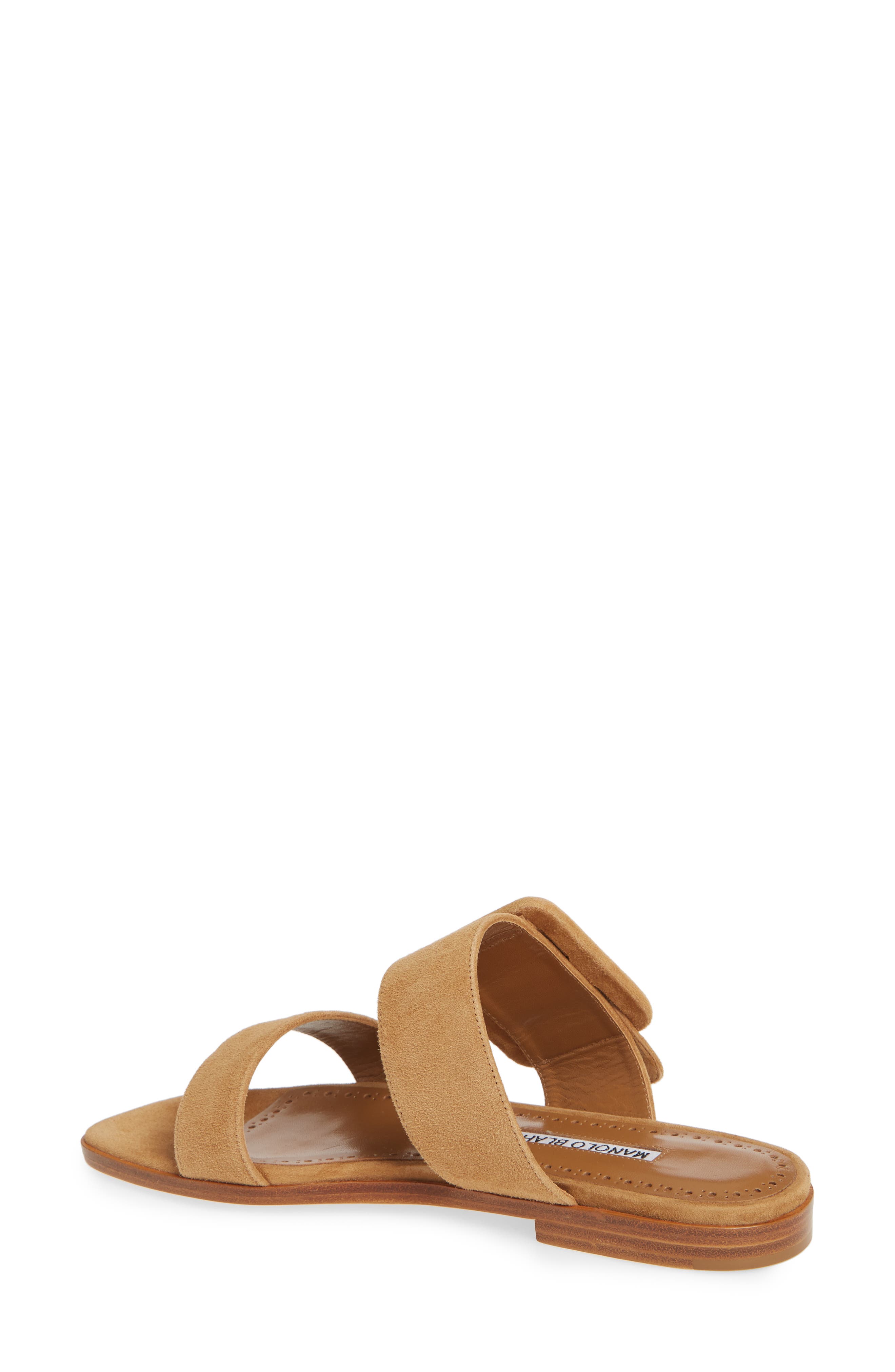 Manolo Blahnik Tituba Buckle Slide Sandal, Alternate, color, 