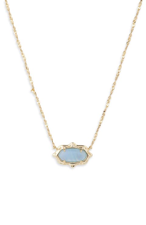 Elisa Scallop Pendant Necklace