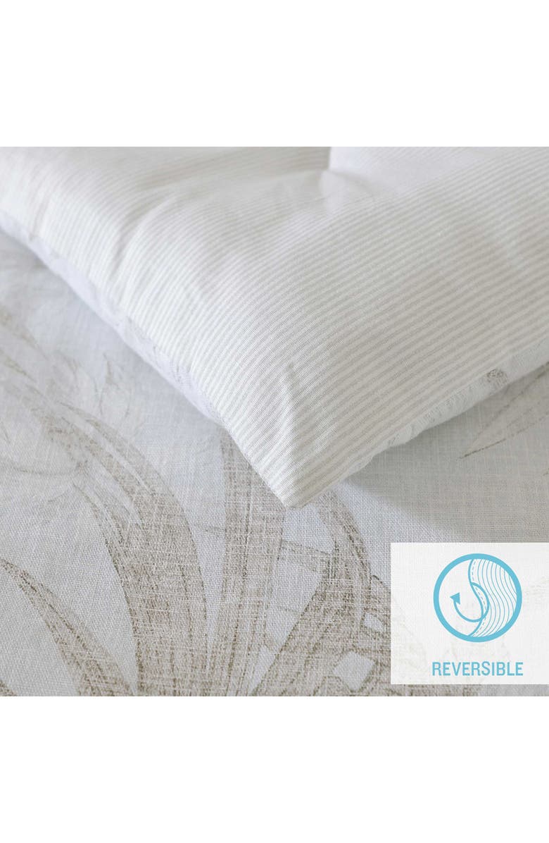 Tommy Bahama Beachway Blooms Duvet Cover & Sham Set, Alternate, color, Grey