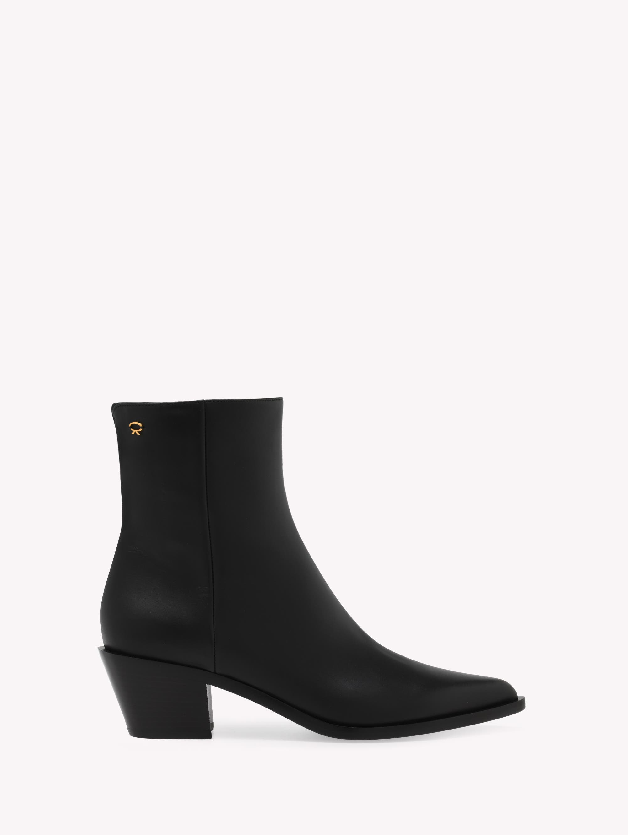 Gianvito Rossi Lyell 45 Ankle Boots In Black