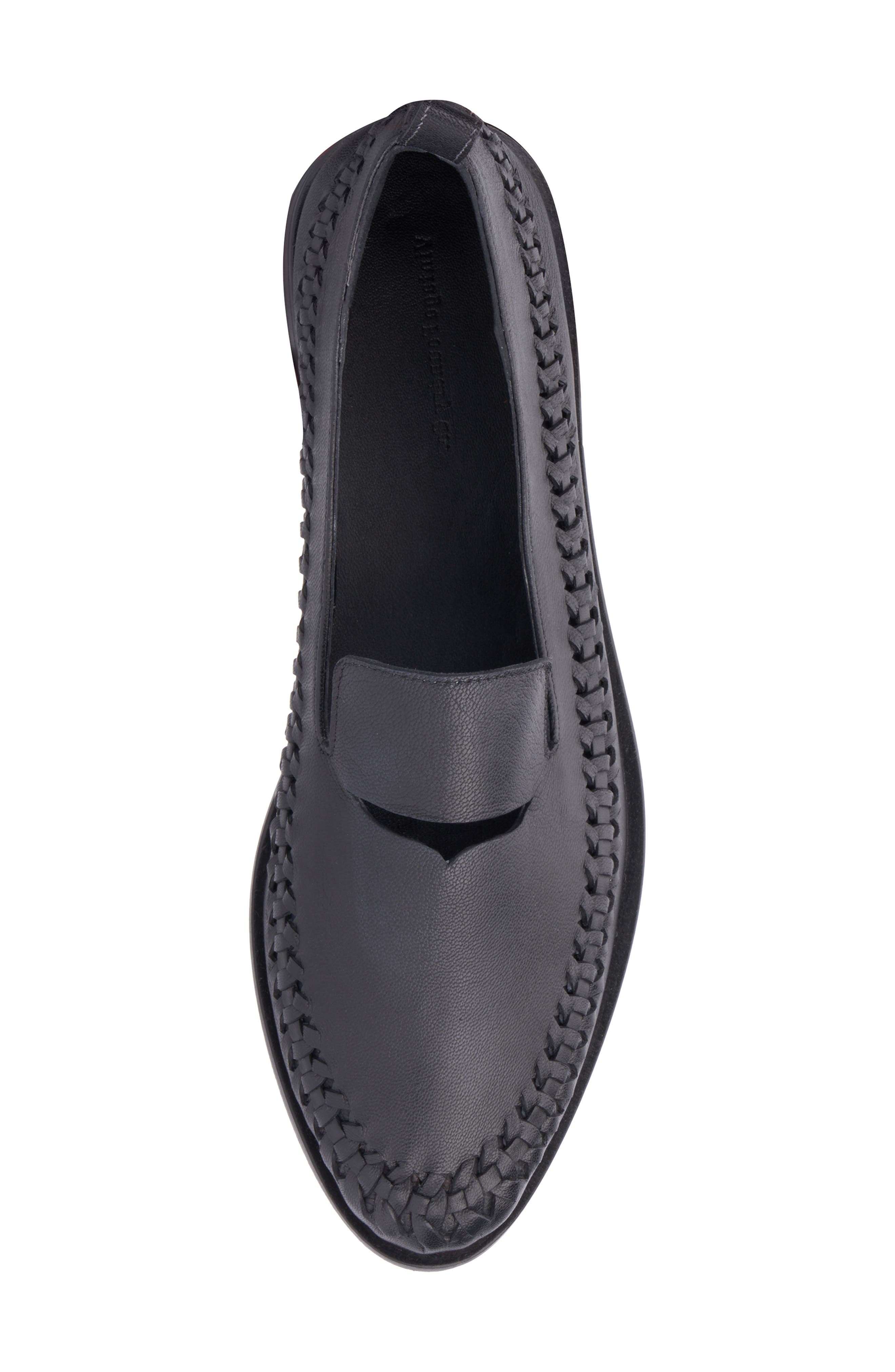 VINTAGE FOUNDRY Haide Whipstitched Loafer, Alternate, color, Black