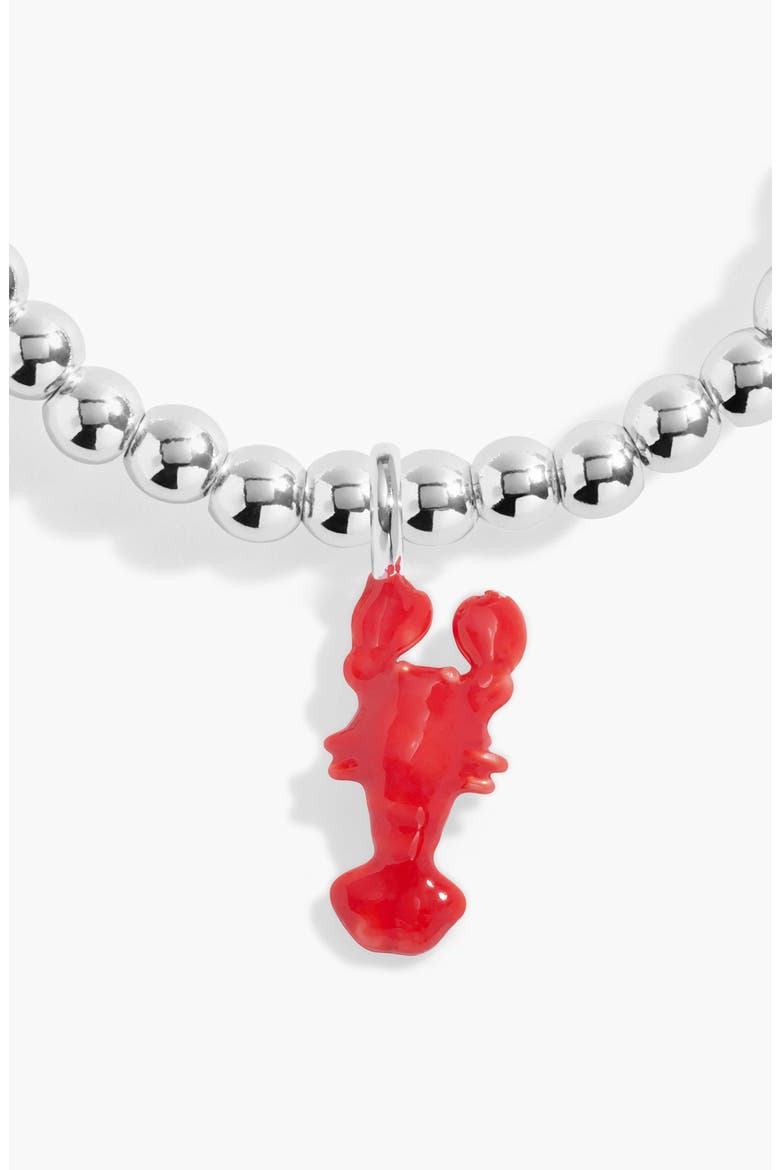 A Little Vibes 'You'Re My Lobster' Bracelet, Alternate, color, Silver Plated