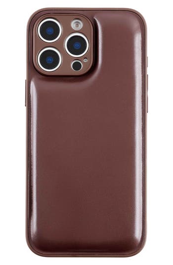 Auramma Cushioned Iphone 16 Pro Case In Brown