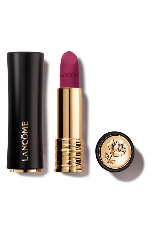 Lancôme L'absolu Rouge Drama Full Coverage Matte Lipstick In Plum Addiction